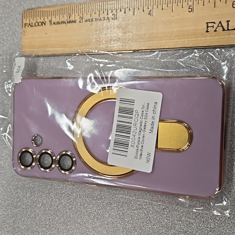 NWT Purple Dinick Magnetic Cell Phone Case for Galaxy S24